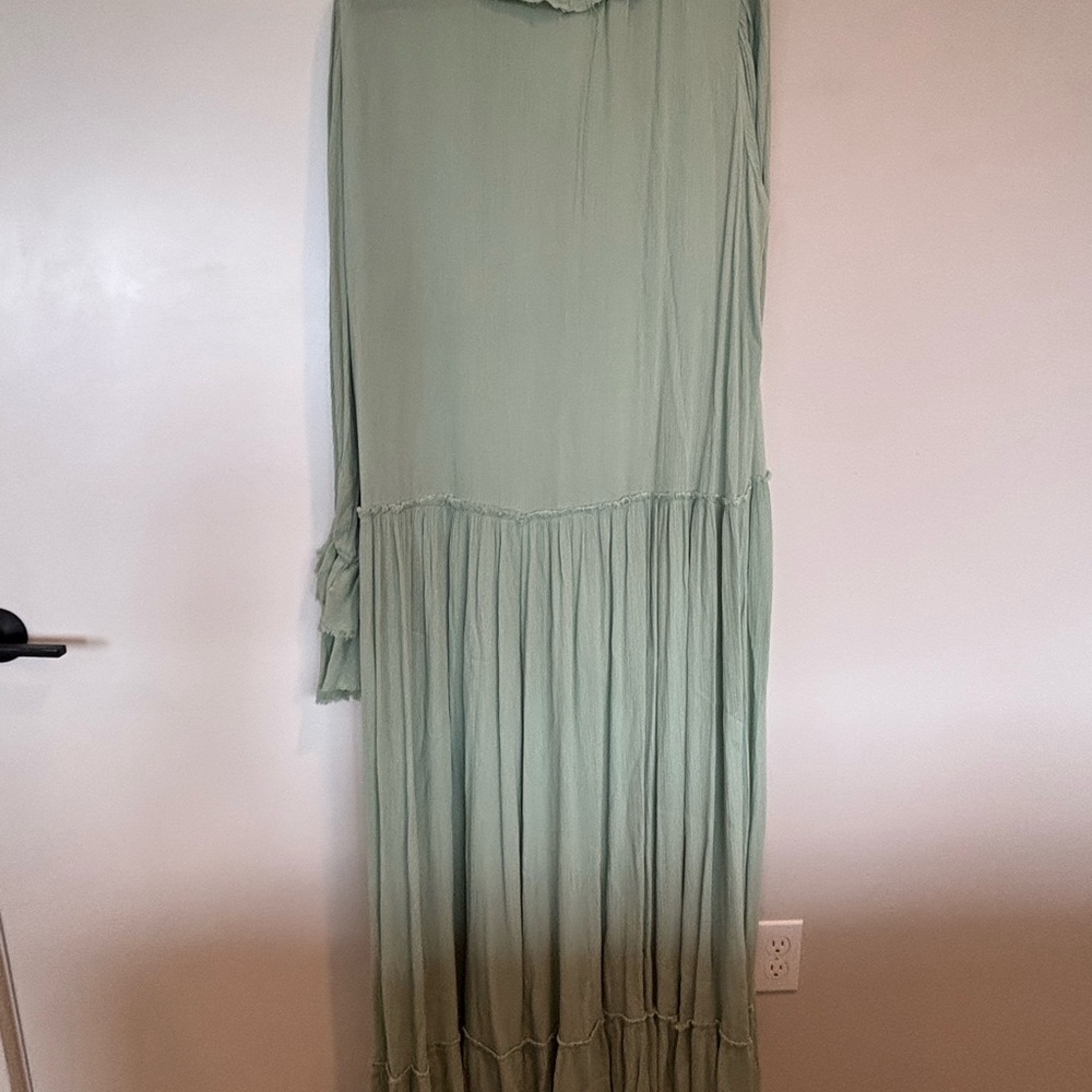 Free People Sweet Darlin’ Maxi Dress in Minted Jade - Large - Picture 7 of 12